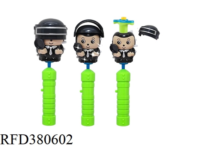 EAT CHICKEN DOLL LIGHT MUSIC GYRO ELECTRIC STICK