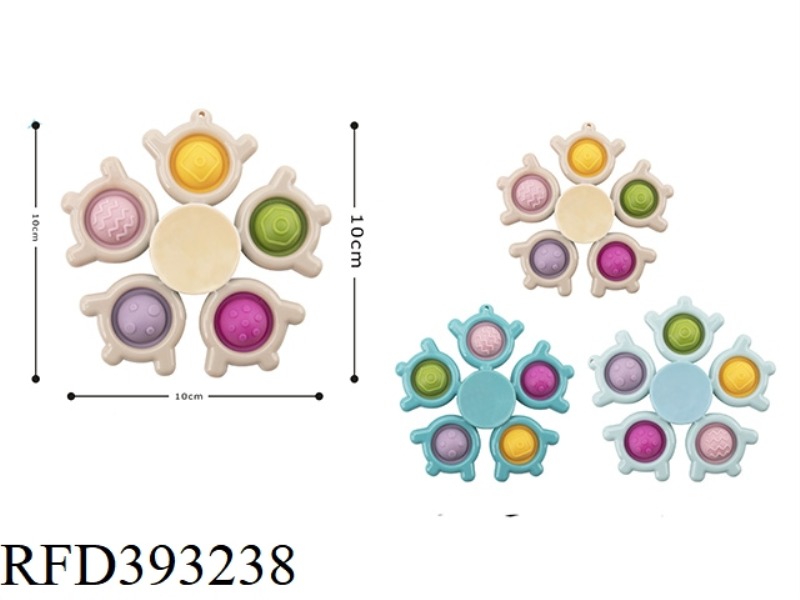 SNOWFLAKE FINGER GYRO BUBBLE MUSIC (THREE-COLOR MIX)