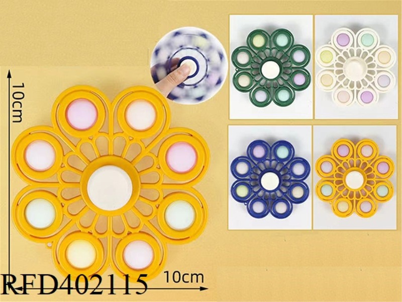 8-HOLE SUNFLOWER LUMINOUS GYRO BUBBLE