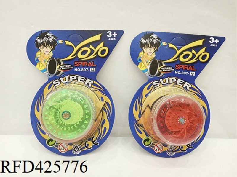 YO-YO WITH LIGHT (THREE-COLOR MIX)