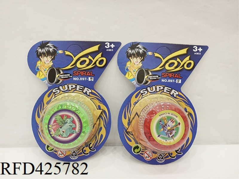 YO-YO WITH LIGHT (THREE-COLOR MIX)