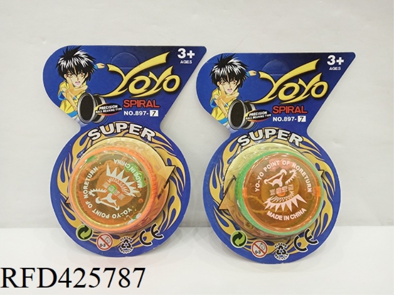 YO-YO WITH LIGHT (THREE-COLOR MIX)
