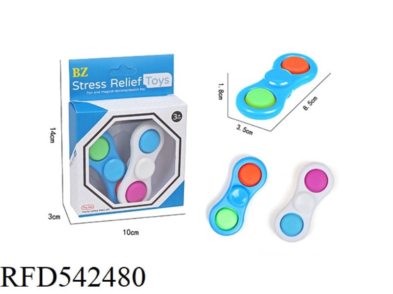 2 FINGER BUBBLE MUSIC FINGER GYRO (2PCS)