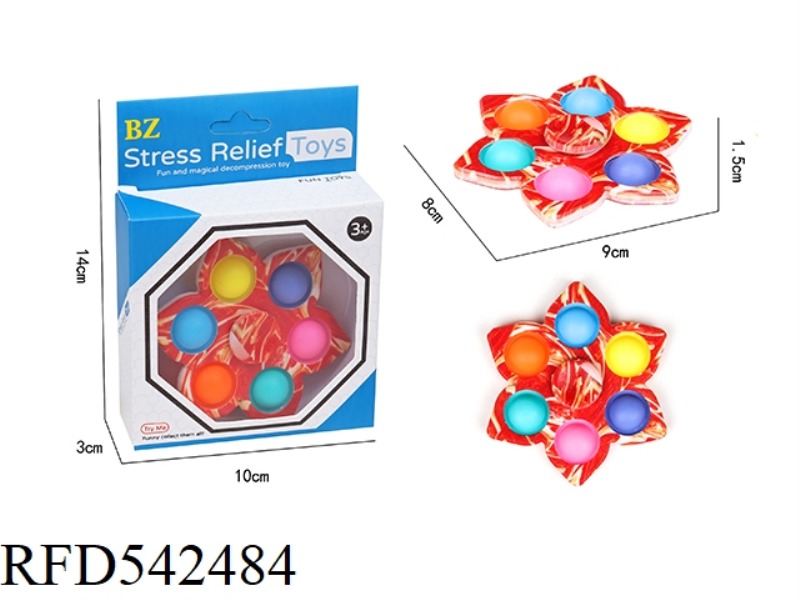 6 ANGLE COLORED BUBBLE TOP