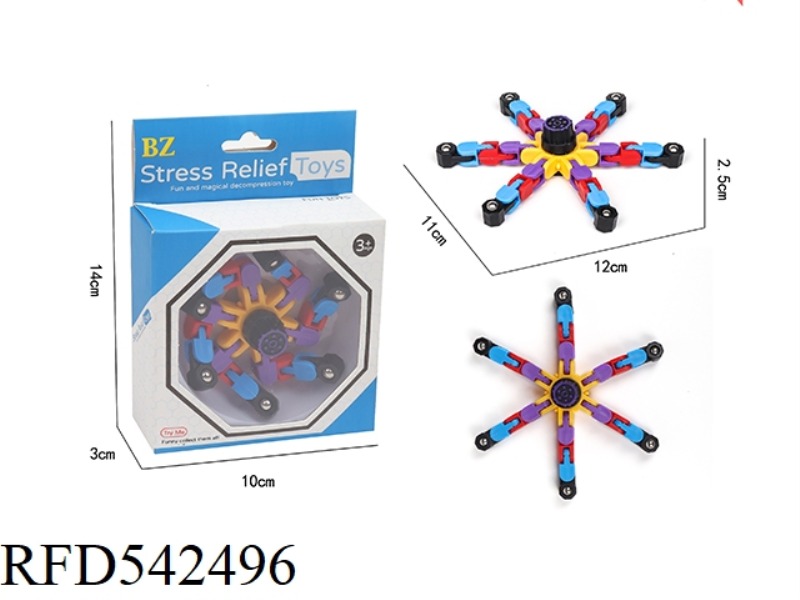 COLORED MECHANICAL GYROSCOPE WITH BEAD