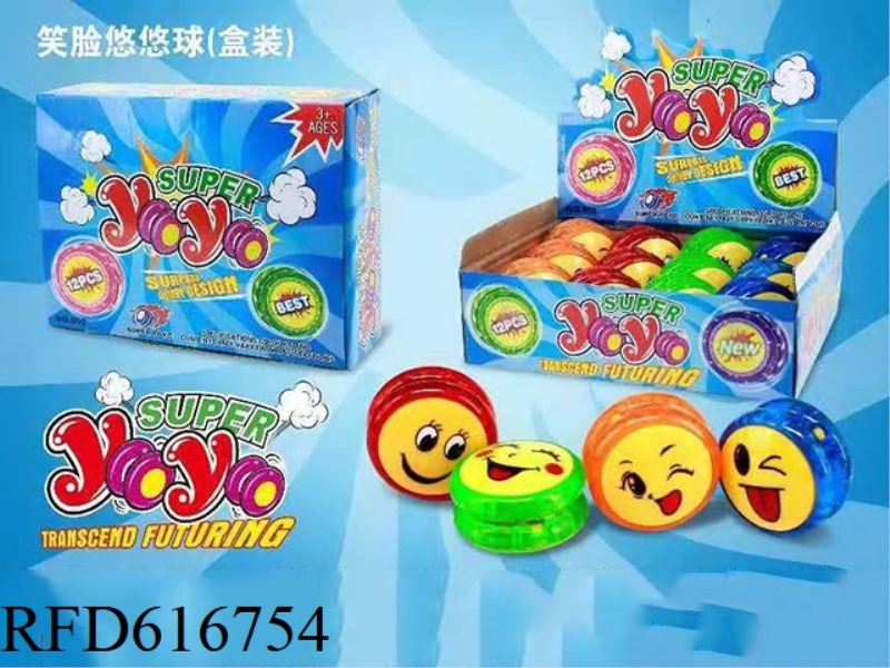 12 UV PRINTING ANIMATION PATTERN COLOR YO-YO 12PCS