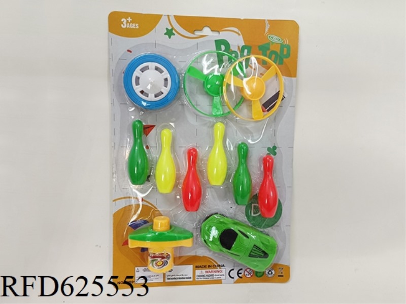 LAUNCHER BOOMERANG SIX-BALL LIGHT WHEEL GYRO