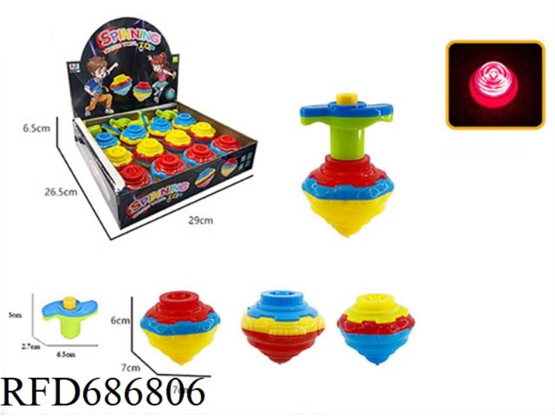 NEW SPACESHIP LIGHT GYROSCOPE 12 PIECES/DISPLAY BOX