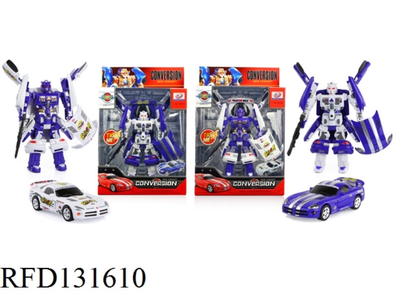 TRANSFORMATION HAULAGE MOTOR WARRIOR-SPORT CAR WITH LIGHT AND MUSIC