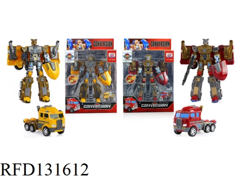 TRANSFORMATION HAULAGE MOTOR WARRIOR-TRAILER WITH LIGHT AND MUSIC
