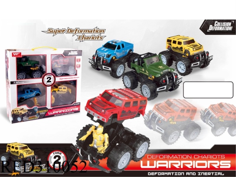 FRICTION CRASH TRANSFORMATION SUV 4PCS