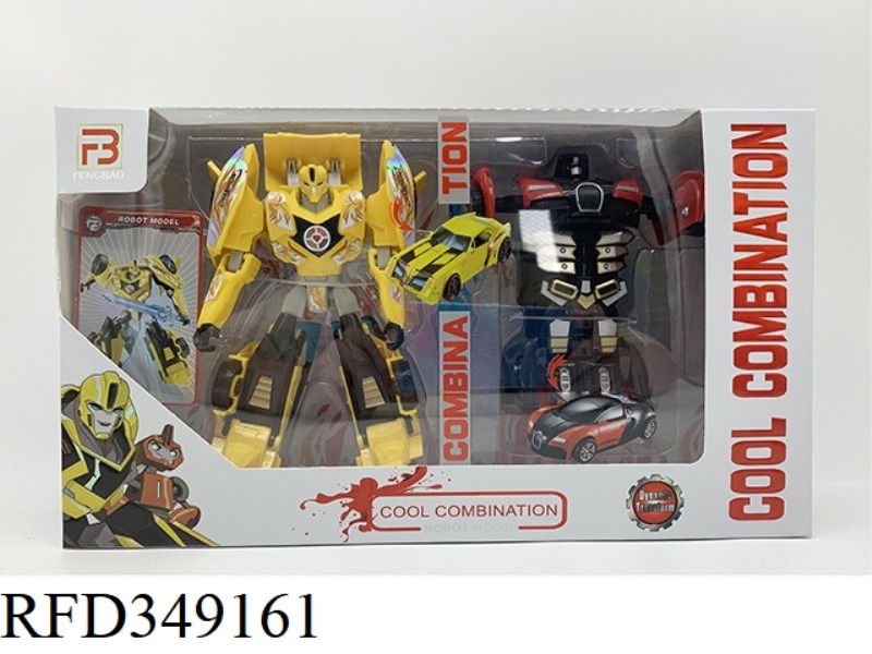MANUAL DEFORMATION ROBOT CAR + MANUAL ONE-KEY DEFORMATION CAR