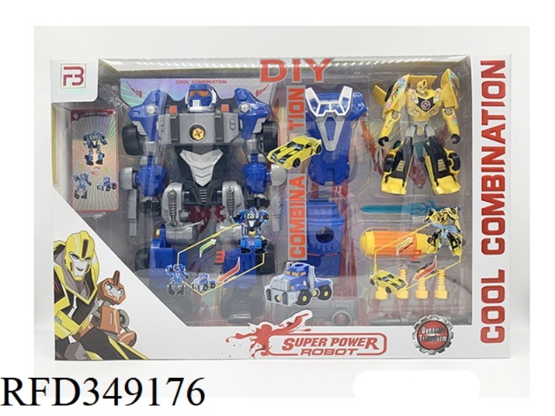 DISASSEMBLY AND ASSEMBLY OF DEFORMATION ROBOT + ONE STEP DEFORMATION CAR