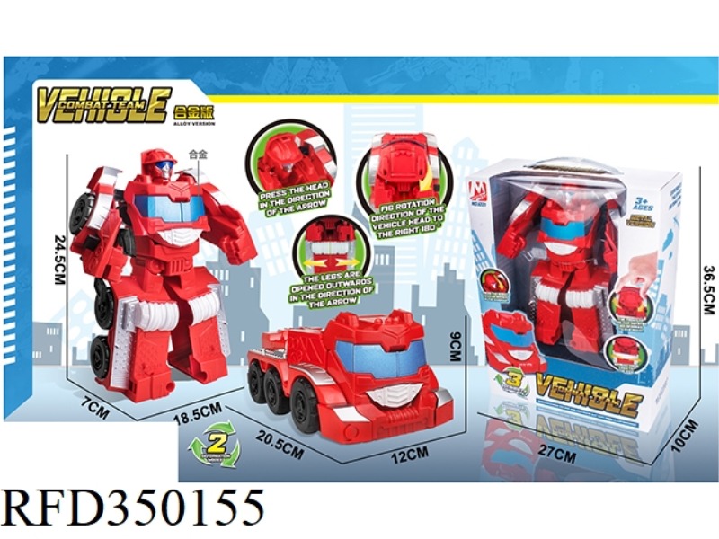 FIRE TRUCK ALLOY DEFORMATION SERIES