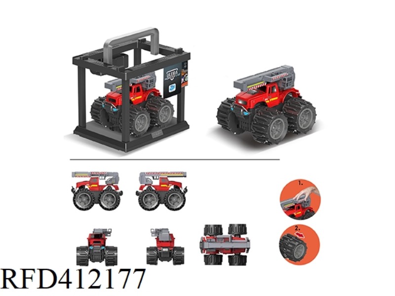 DEFORMATION WHEEL PICKUP TRUCK