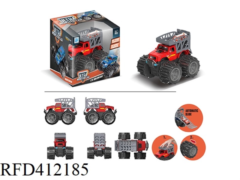 DEFORMATION WHEEL PICKUP FIRE TRUCK