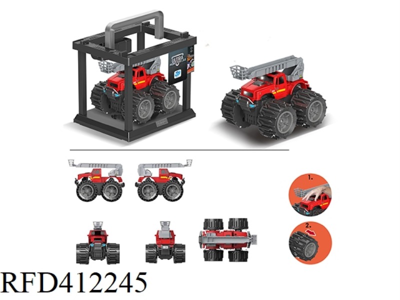 DEFORMATION WHEEL PICKUP TRUCK