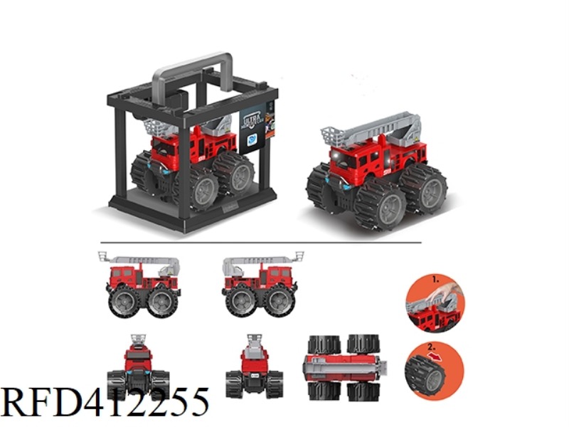 DEFORMATION WHEEL FIRE-FIGHTING LADDER TRUCK