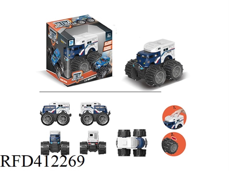 DEFORMATION WHEEL VOLKSWAGEN POLICE MOTORHOME