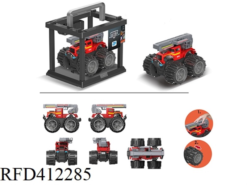 DEFORMED WHEEL BONE VIBRATOR CLIMBING CAR