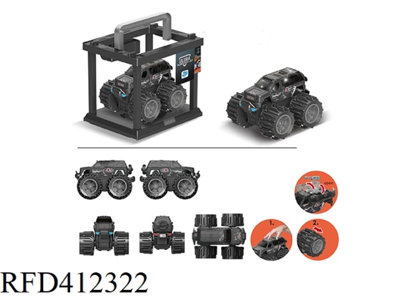 DEFORMATION WHEEL BLACK GEORGE PATTON CAR