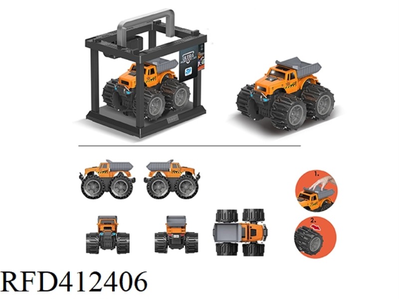 DEFORMATION WHEEL PICKUP TRUCK