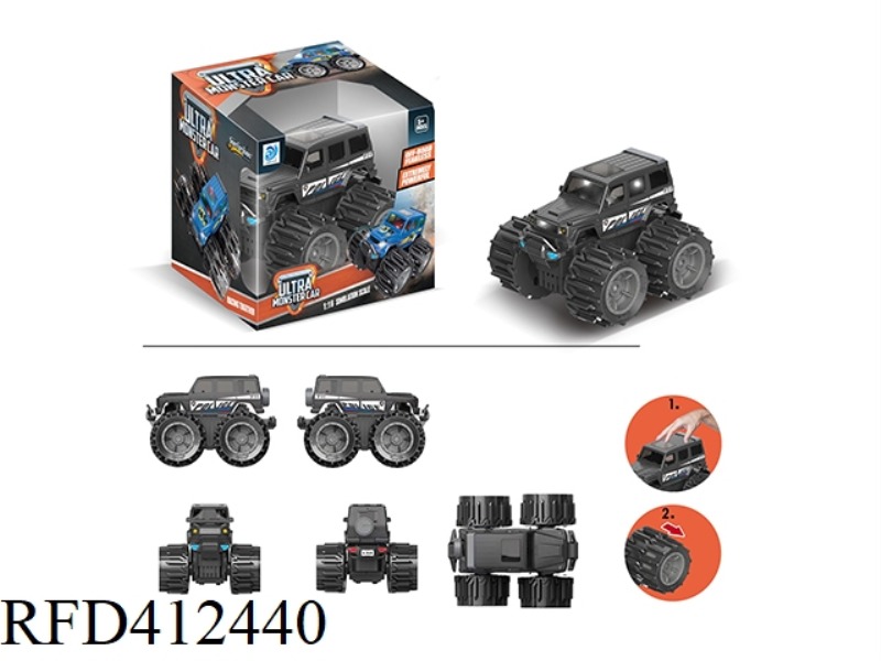 DEFORMATION WHEEL BIG G POLICE CAR