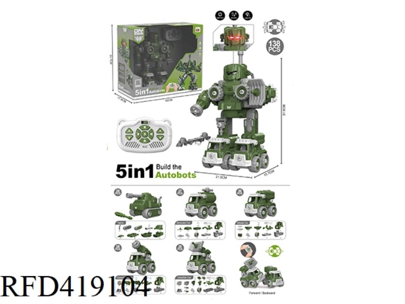 FIVE-IN-ONE DEFORMATION MILITARY SERIES