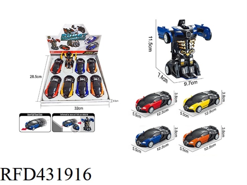 ONE-CLICK MORPHING BUGATTI RACING