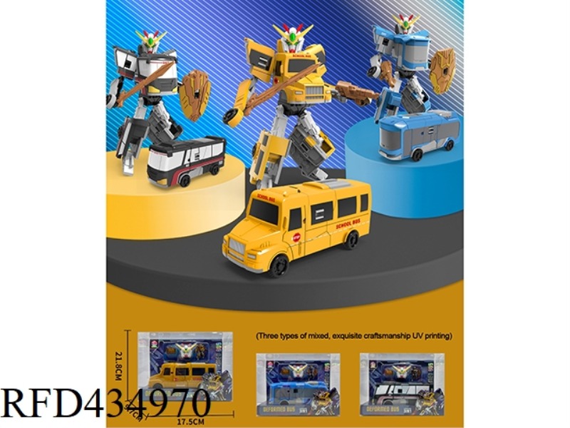 DEFORMABLE BUS, 3 MIXED PACKAGES
