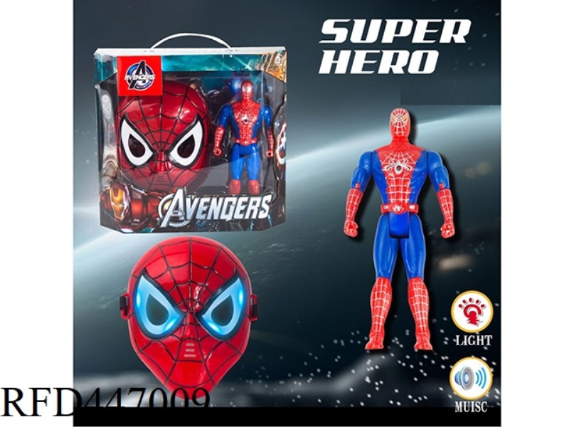 SPIDER MAN DOLL WITH MUSIC AND LIGHT MASK
