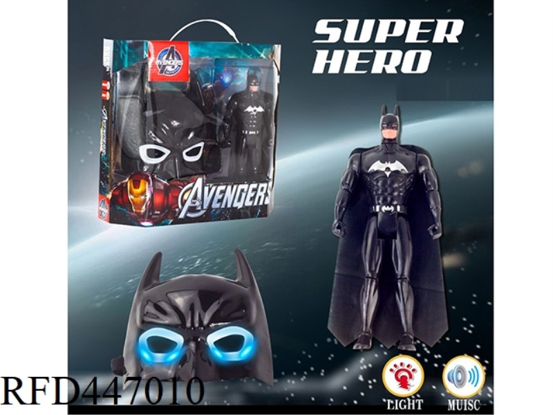BATMAN DOLL WITH MUSIC AND LIGHT MASK
