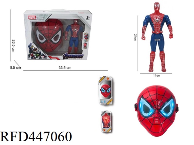 SPIDER MAN WITH LIGHT MUSIC MASK