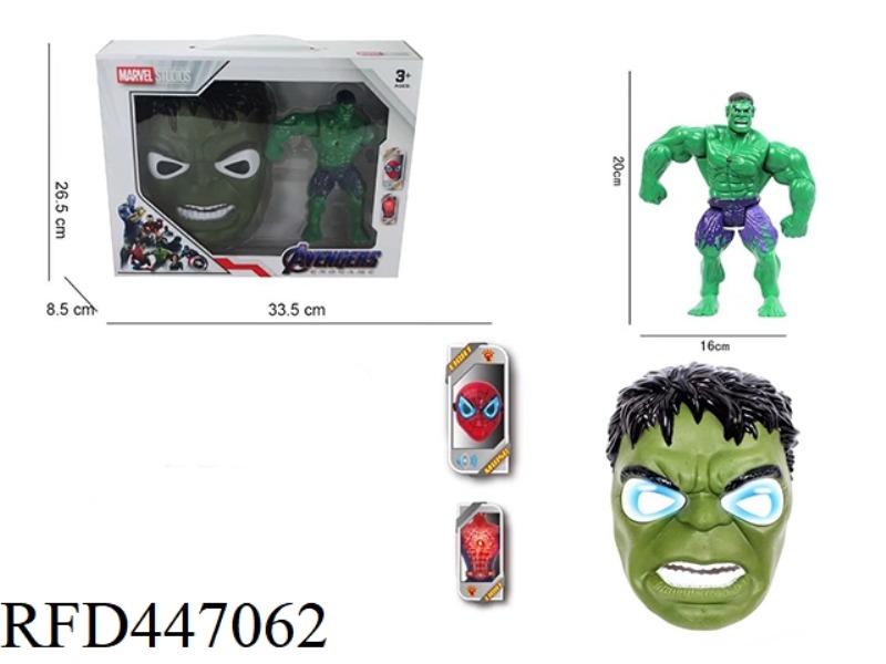 HULK WITH LIGHT MUSIC MASK