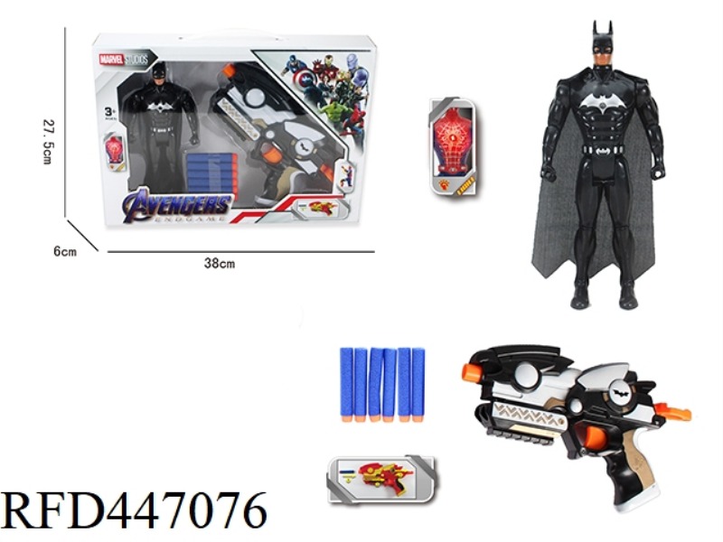 BATMAN WITH SOFT BULLET GUN