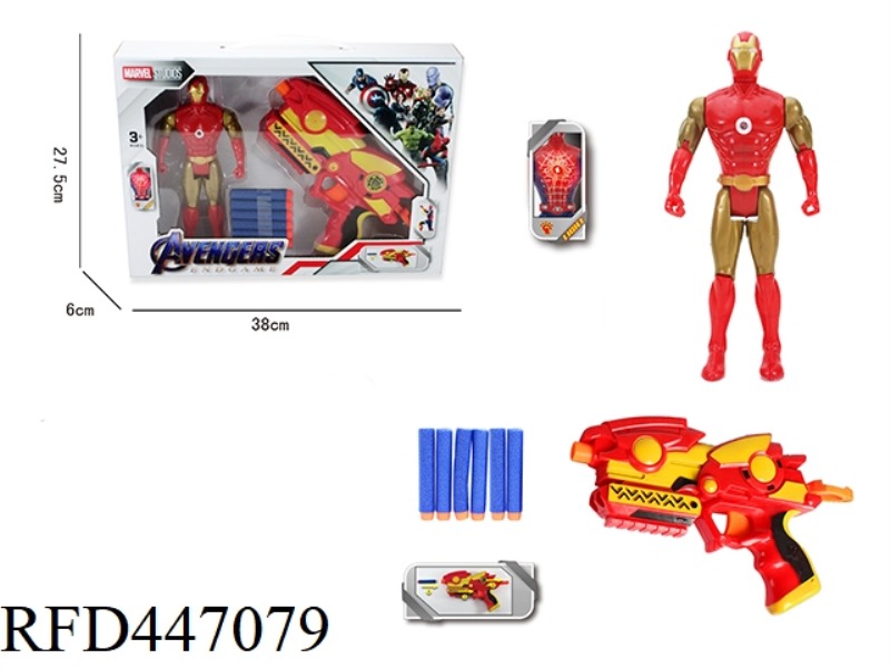 IRON MAN WITH SOFT BULLET GUN