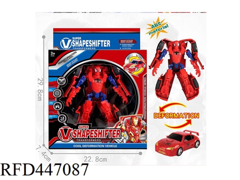 SPIDER-MAN TRANSFORMING CAR (TRANSFORMATION TOY)