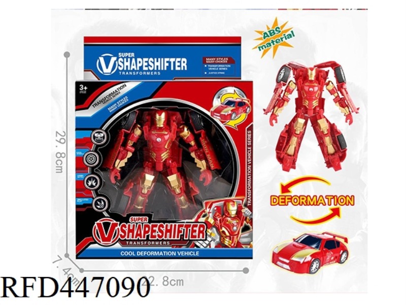 IRON MAN TRANSFORMING CAR (TRANSFORMING TOYS)