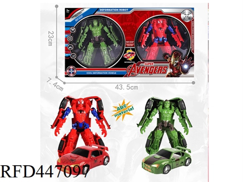 SPIDERMAN + HULK TRANSFORM SUIT