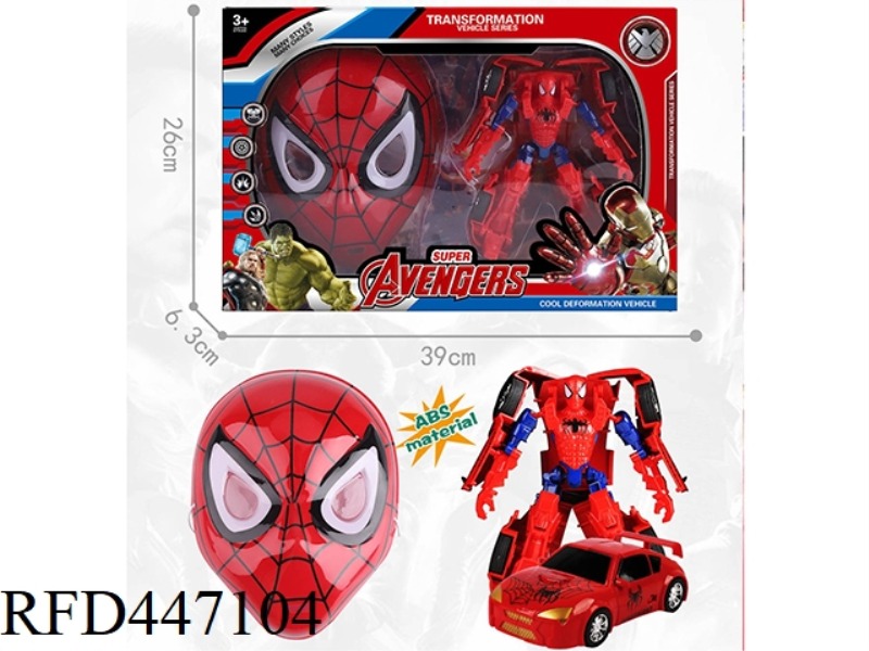 SPIDERMAN TRANSFORMATION WITH MASK