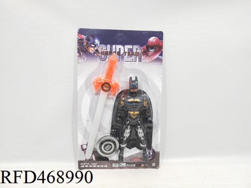 BATMAN WITH LIGHTS + SWORD