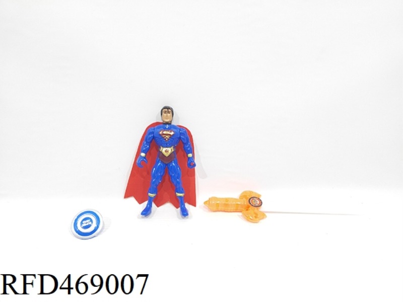 SUPERMAN WITH LAMP + SWORD