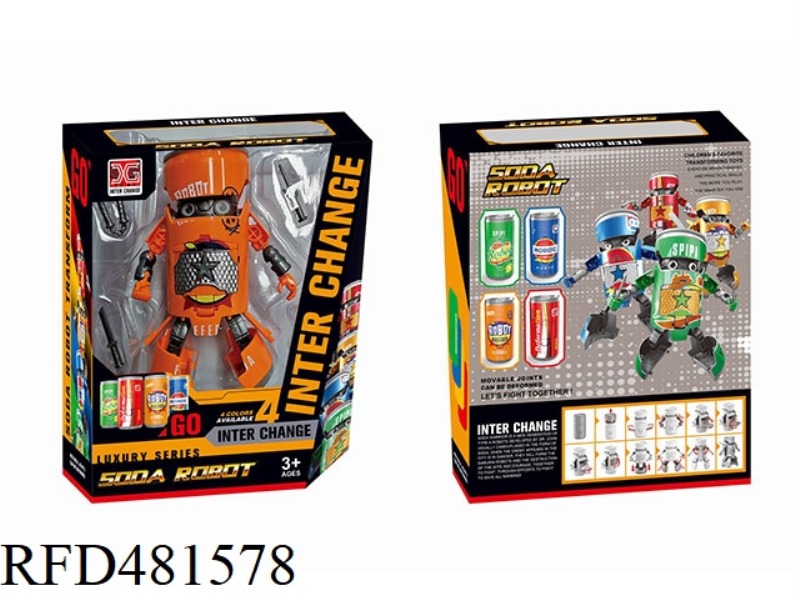 SODA CAN TRANSFORMING ROBOT