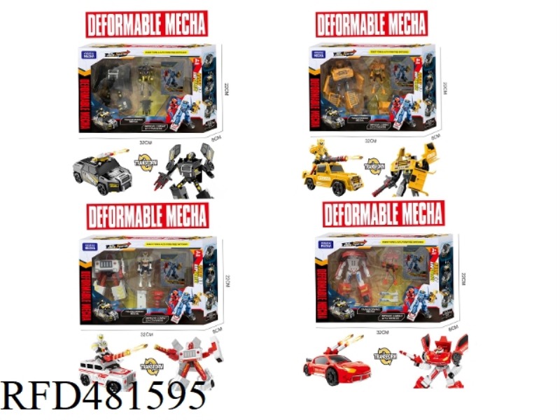 SINGLE-PACK TRANSFORMING CAR ROBOT 4 MIXED