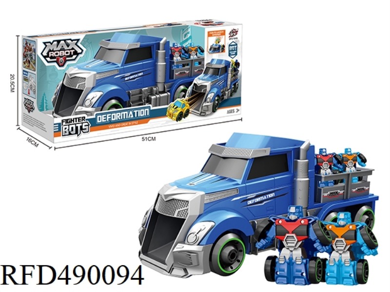 BIG BLUE TRAILER AND A FLASH SHIFTER