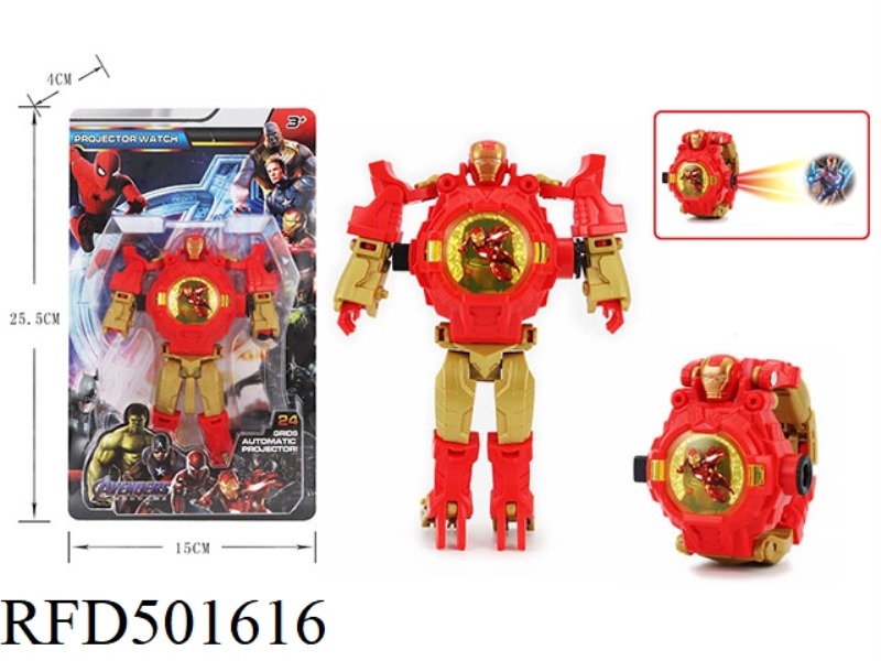 24 PROJECTION MORPHING IRON MAN
