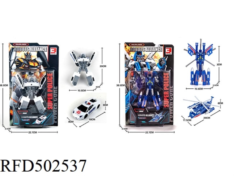 MORPHING POLICE CARS/PLANES