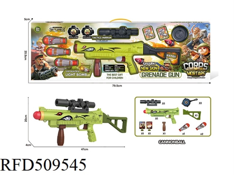 CORPS INVINCIBLE GRENADE GUN. - MAD SHARK SKIN EDITION