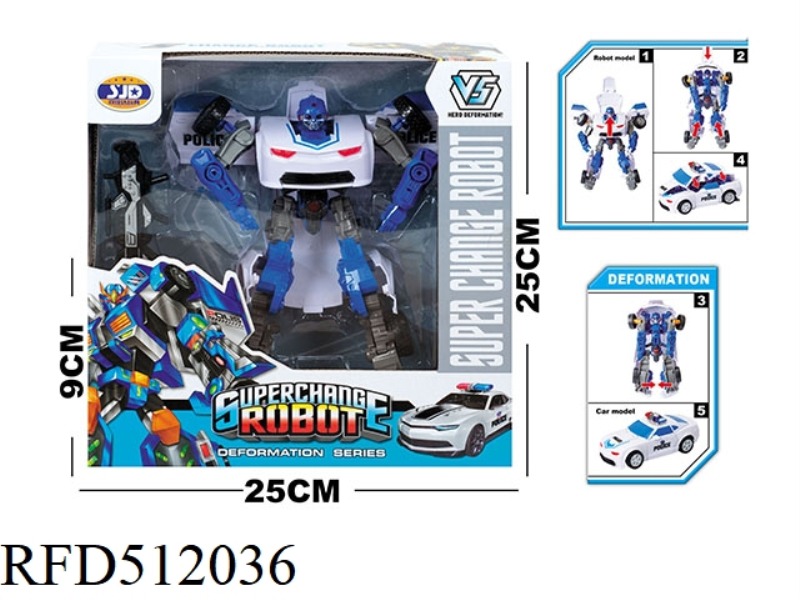 POLICE CAR SHAPE-SHIFTING AUTOBOT