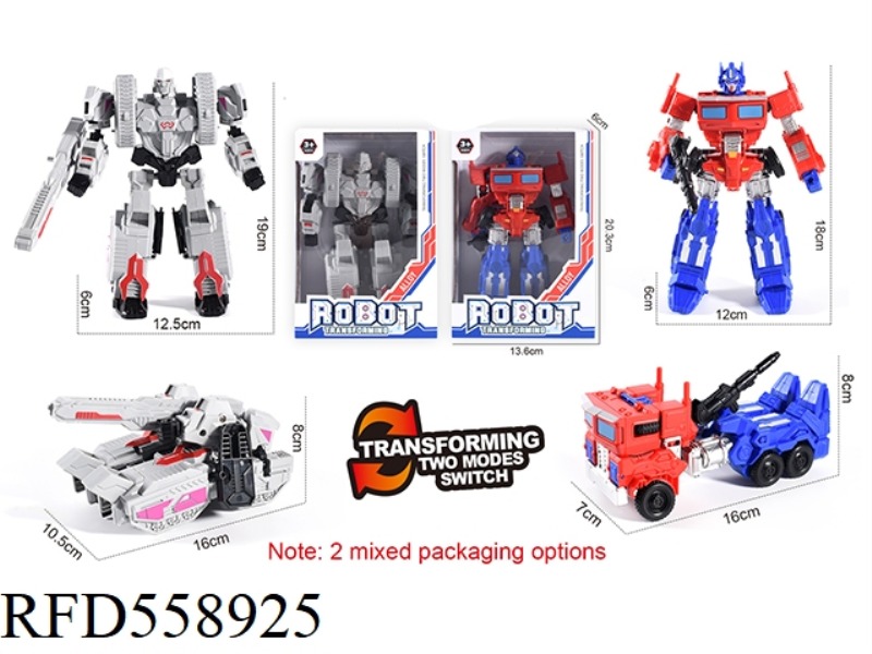 OPTIMUS PRIME/MEGATRON HYBRID SEMI-ALLOY DEFORMATION BLOCKS